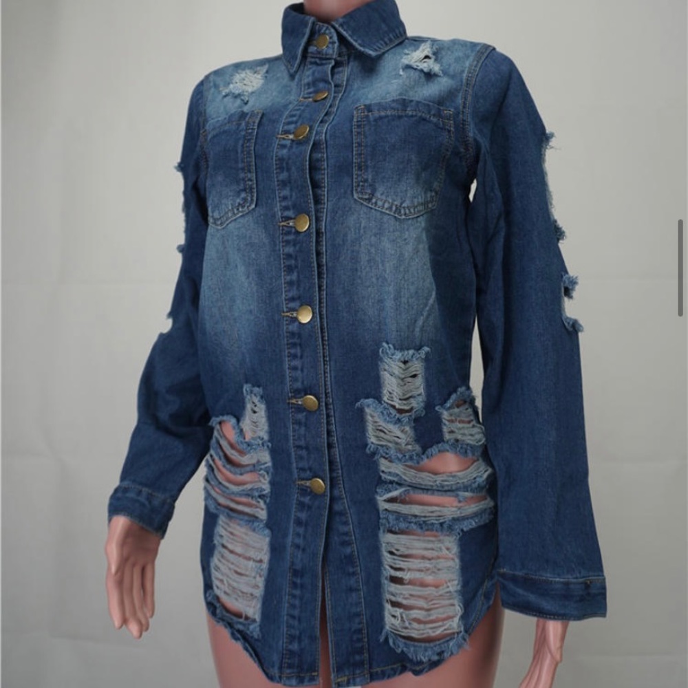 Trendy Jean Denim Jacket